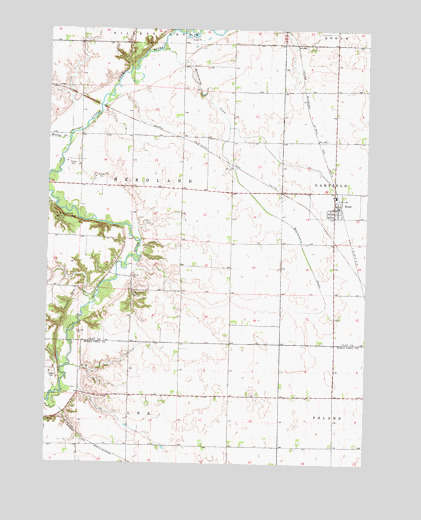 Webb, IA USGS Topographic Map