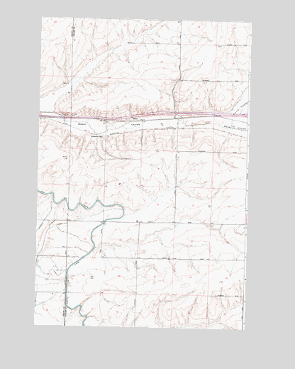 Weber, WA USGS Topographic Map