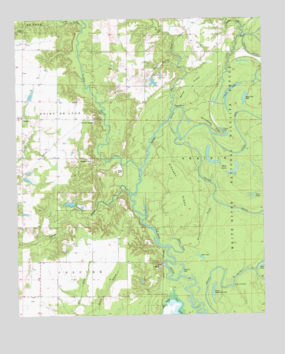 Weber, AR USGS Topographic Map