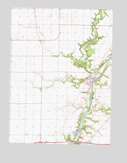 Wedron, IL USGS Topographic Map