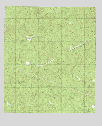 Weeks Settlement, TX USGS Topographic Map