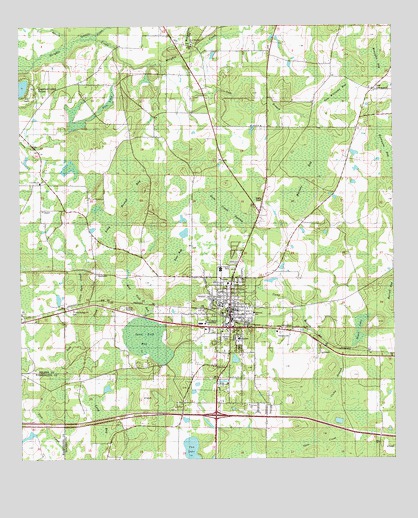 Bonifay, FL USGS Topographic Map