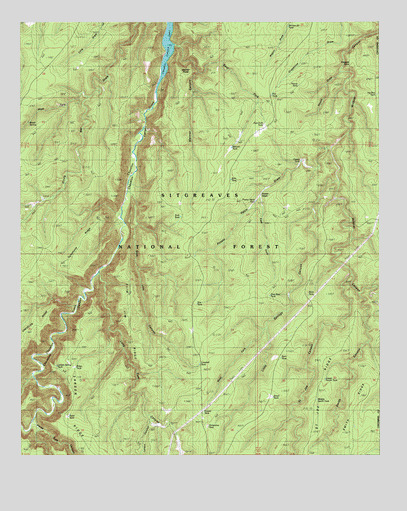 Weimer Point, AZ USGS Topographic Map