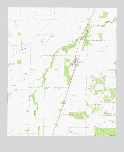 Weinert, TX USGS Topographic Map