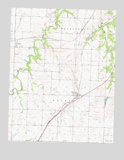 Welda, KS USGS Topographic Map