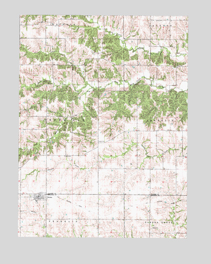Weldon, IA USGS Topographic Map
