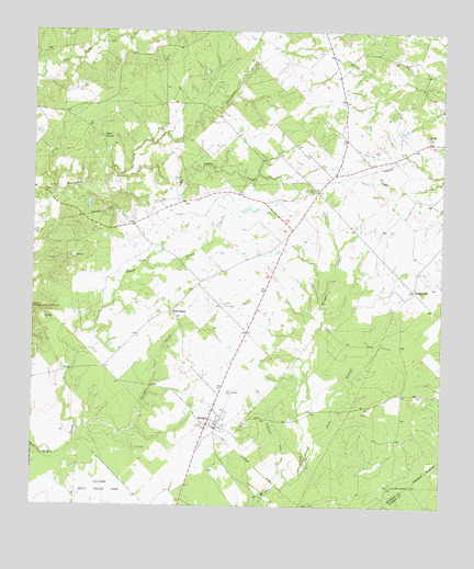 Weldon, TX USGS Topographic Map