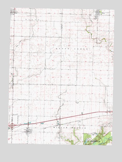 Weldon East, IL USGS Topographic Map