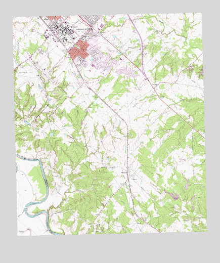 Wellborn, TX USGS Topographic Map