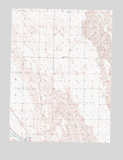 Wellfleet, NE USGS Topographic Map