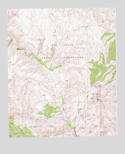Bonita Spring, AZ USGS Topographic Map