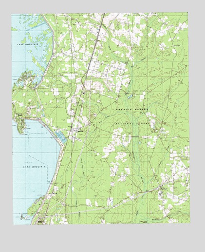 Bonneau, SC USGS Topographic Map