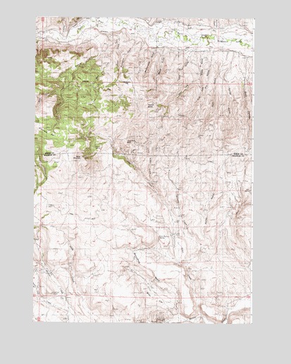 Wendt Butte, OR USGS Topographic Map