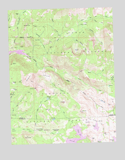 Wentworth Springs, CA USGS Topographic Map