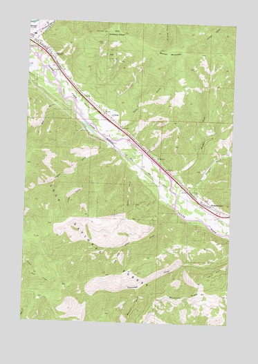 Bonner, MT USGS Topographic Map