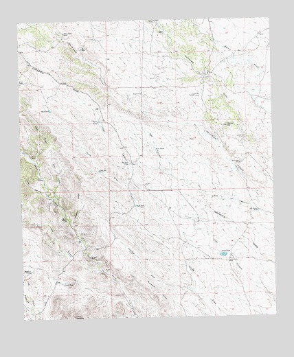 Werney Hill, NM USGS Topographic Map