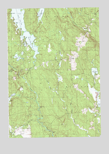 Wesley, ME USGS Topographic Map
