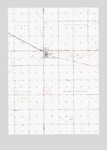 Wessington, SD USGS Topographic Map