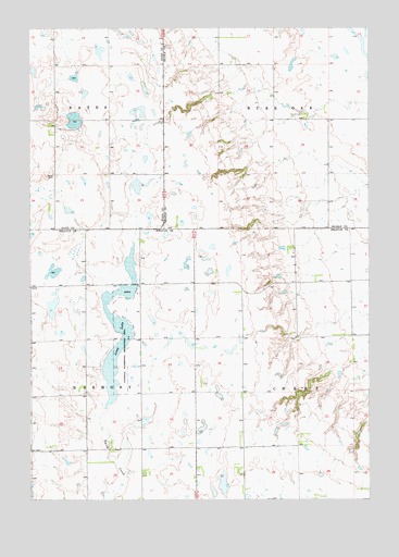 Wessington Springs NW, SD USGS Topographic Map
