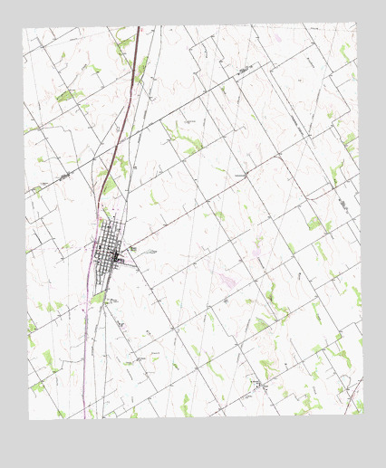 West, TX USGS Topographic Map
