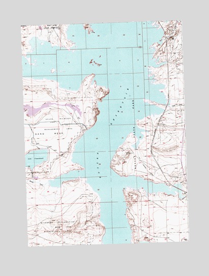 Bonneville SW, WY USGS Topographic Map