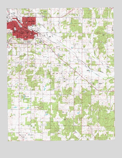 West Plains, MO USGS Topographic Map