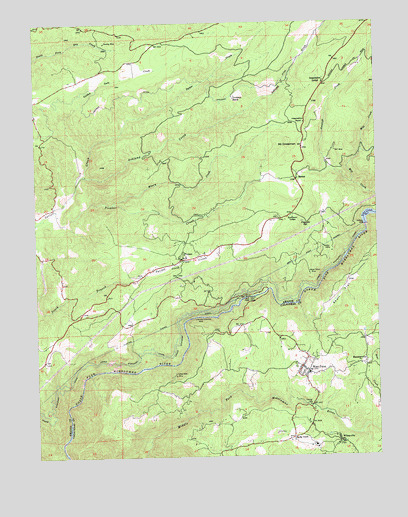 West Point, CA USGS Topographic Map