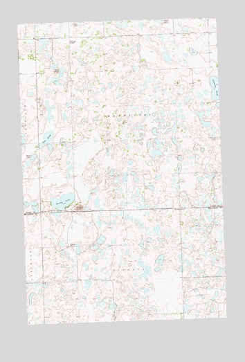Westby Lake, ND USGS Topographic Map