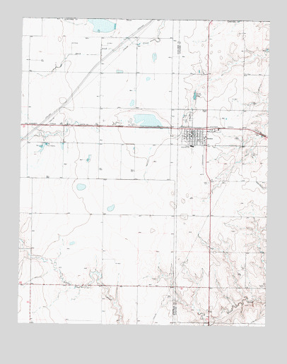 Booker, TX USGS Topographic Map