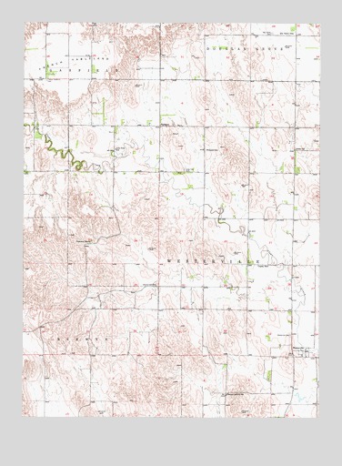 Westerville, NE USGS Topographic Map