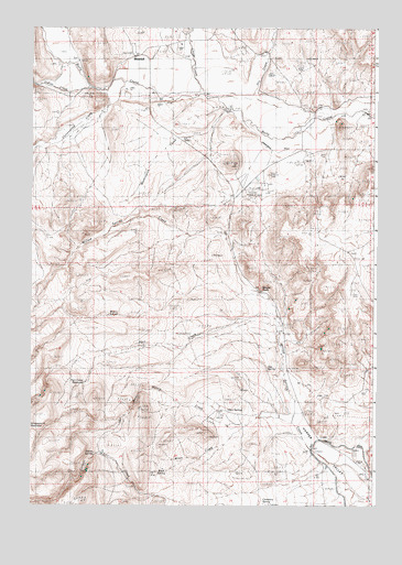 Westfall, OR USGS Topographic Map