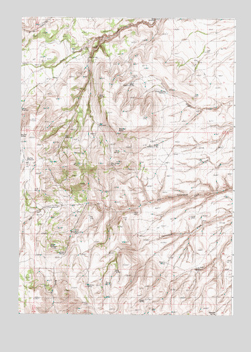 Westfall Butte, OR USGS Topographic Map