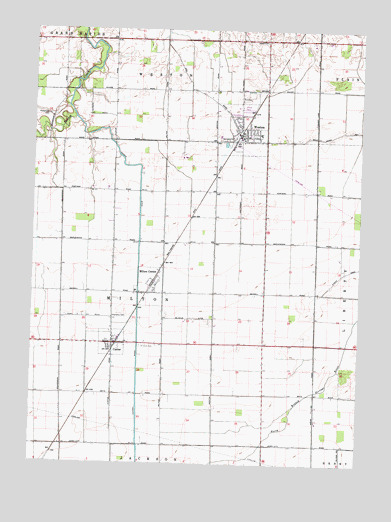 Weston, OH USGS Topographic Map