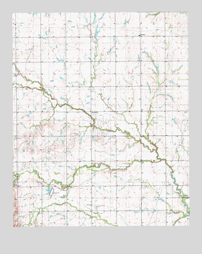 Boone, OK USGS Topographic Map