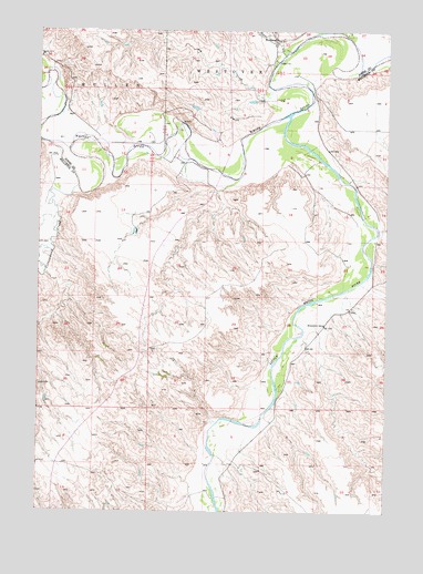 Westover, SD USGS Topographic Map
