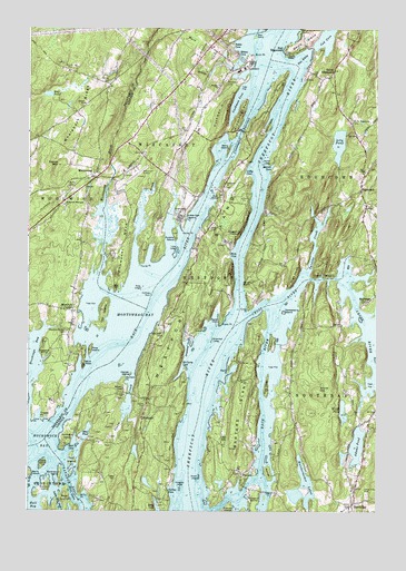 Westport Island Maine Map Westport, Me Topographic Map - Topoquest