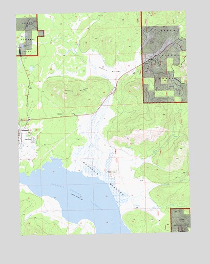 Westwood East, CA USGS Topographic Map
