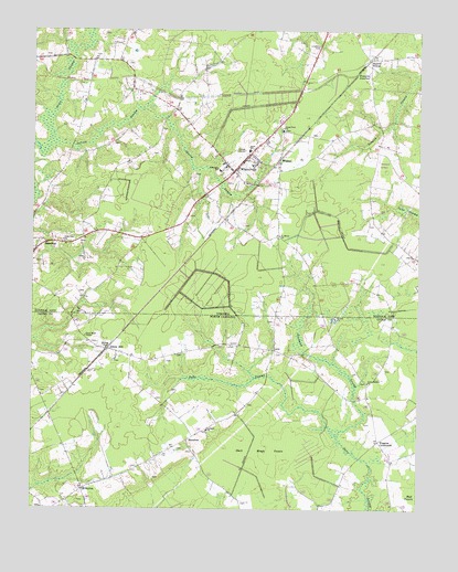 Whaleyville, VA USGS Topographic Map