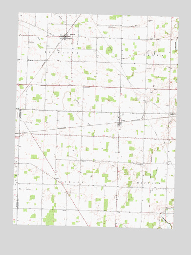 Wharton, OH USGS Topographic Map