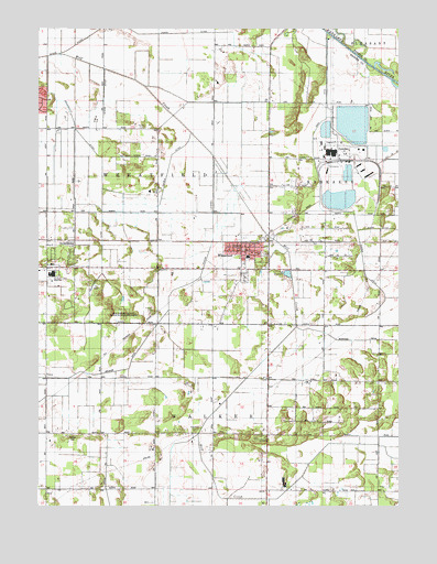 Wheatfield, IN USGS Topographic Map