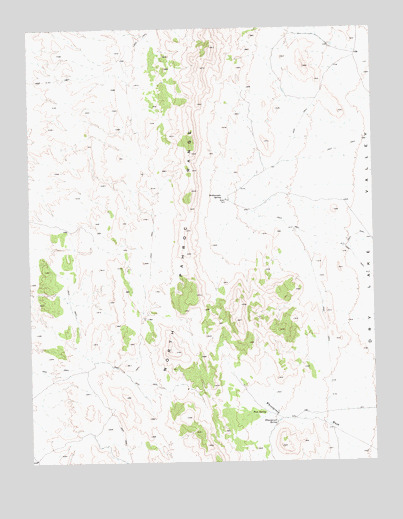 Wheatgrass Spring, NV USGS Topographic Map