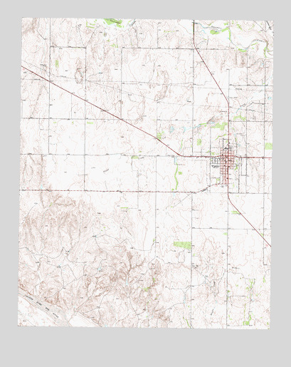Wheeler, TX USGS Topographic Map