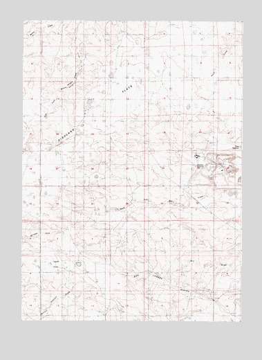 Whipple Hollow, WY USGS Topographic Map