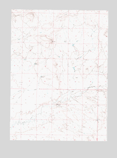 Boot Heel, WY USGS Topographic Map