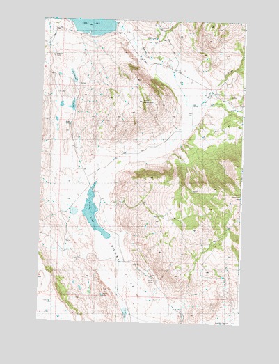Boot Mountain, WA USGS Topographic Map