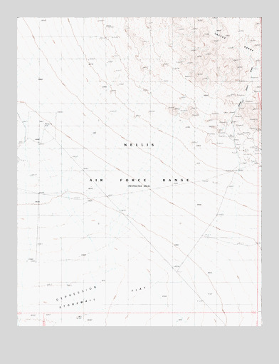 White Patch Draw, NV USGS Topographic Map