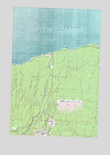 White Pine, MI USGS Topographic Map