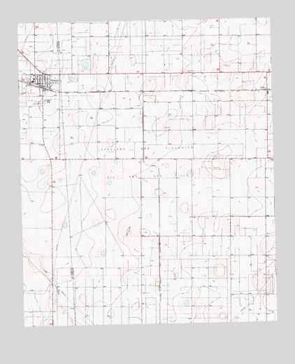 Whiteface, TX USGS Topographic Map