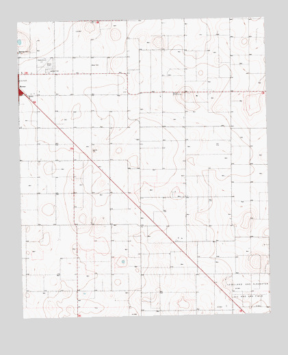 Whiteface NW, TX USGS Topographic Map