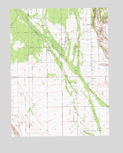 Whiterocks, UT USGS Topographic Map